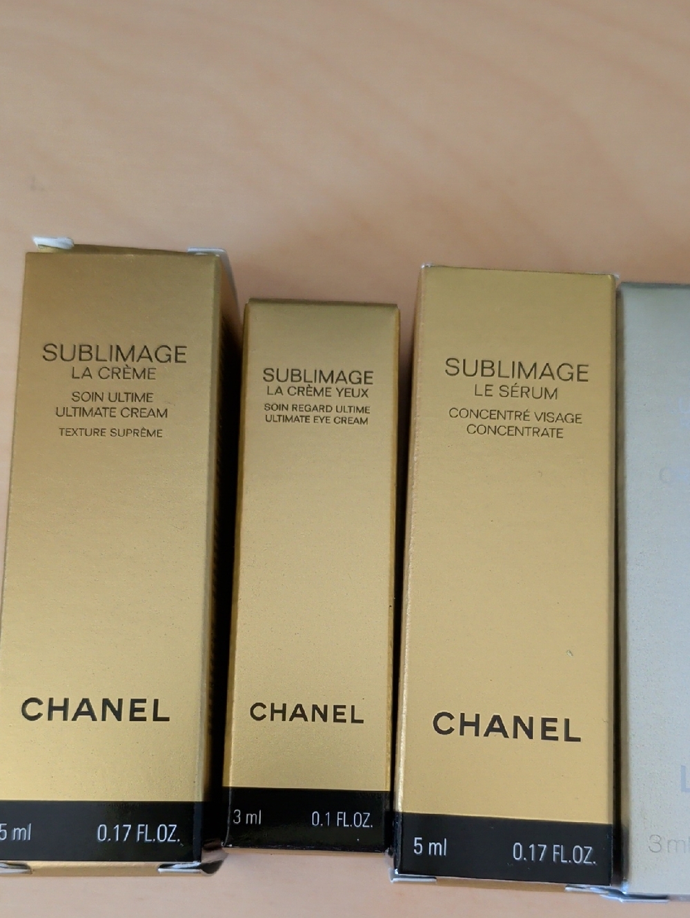 CHANEL Sublimage Skincare Sample Set La Prairie Sisley La Mer - Picture 2 of 5